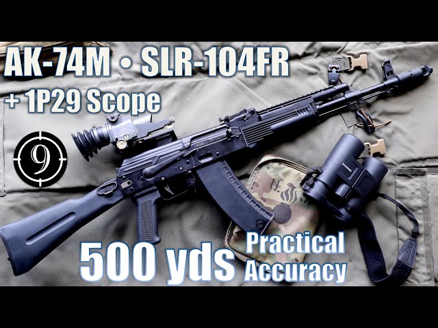 slr104fr (ak74m clone) • 1p29 scope to 500yds: practical accuracy
